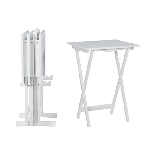 Powell Gemma Tray Table, White
