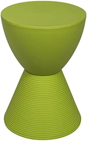 LeisureMod Modern Boyd Side Table Indoor And Outdoor Use, 16.75" H X 11.75" W X 11.75" D (Black) - Image 8