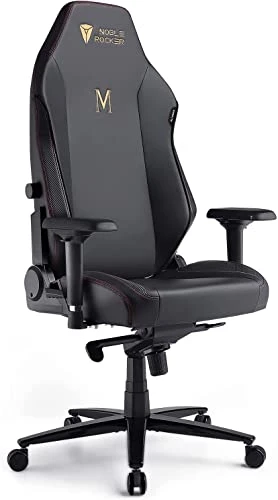 Noblerocker Gaming Chair Ergonomic PC Game Chair- Lumbar Support Headrest 4D Armrests Computer Chair, Big And Tall Comfortable Large