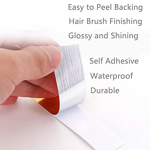 Gold Metalized Polyester Mylar Film Tape With Acrylic Adhesive, 1 In X 55 Yds. Vibrant Mirror Like Finish, Gold Decor Tape For Detailing Accent Wall, Cabinet (For Smooth And Dry Surface Only)) - Image 3