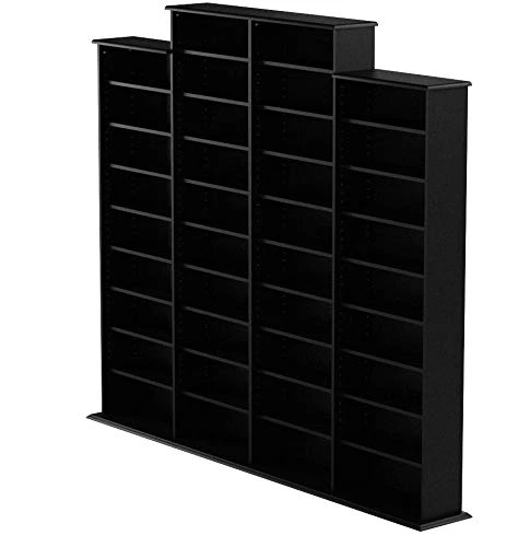 Prepac Quad Width Wall Storage Cabinet, Black - Image 4