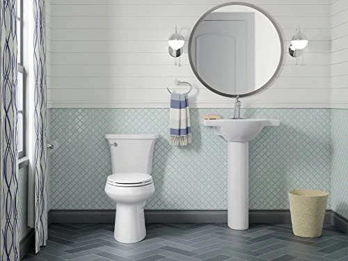 -Towel Ring By KOHLER, Bathroom -Towel Ring, Alteo Collection, Polished Chrome, K-37057-CP - Image 3