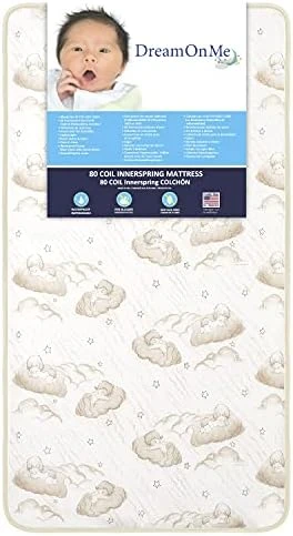 Dream On Me Twilight 5β 88 Coil Inner Spring Crib And Toddler Mattress, Greenguard Gold Certified, 10 Year Limited Warranty, Waterproof Vinyl Cover, Made In The U.S.A, Support And Comfort - Image 9