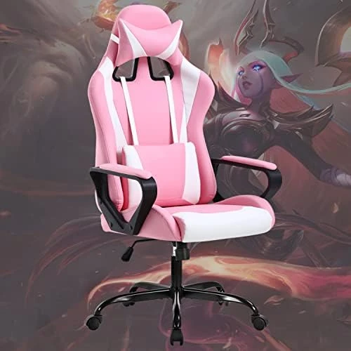 PC Gaming Chair Office Chair Racing Desk Chair With Lumbar Support Arms Headrest Massage High Back PU Leather Ergonomic Computer Chair Rolling Adjustable Swivel Chair For Women Men Adult, Camo - Image 13