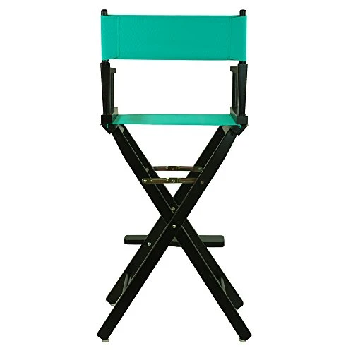Casual Home 30" Director's Chair Black Frame-with Teal Canvas, Bar Height - Image 2