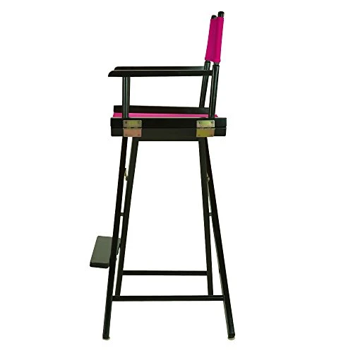 Casual Home 230-02/021-30 Director Chair 30" - Bar Height BlackFrame/Magenta Canvas - Image 3