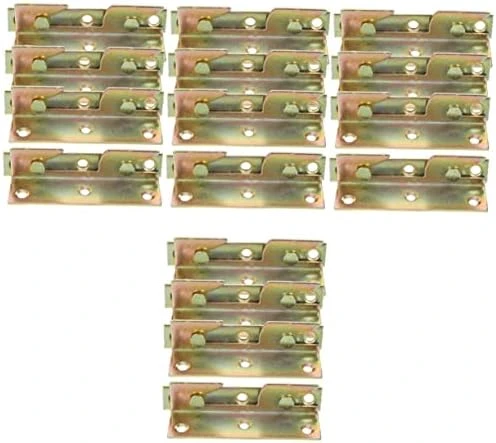 Housoutil 24 Pcs Bed Button Bed Hanger Bed Hinge Cold Rolled Steel Furniture - Image 10