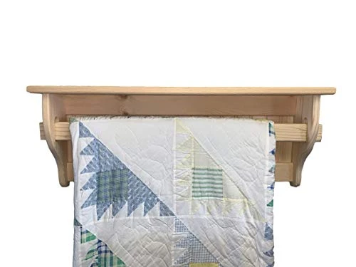 Rustic Wood Quilt Afghan Holder - Image 3