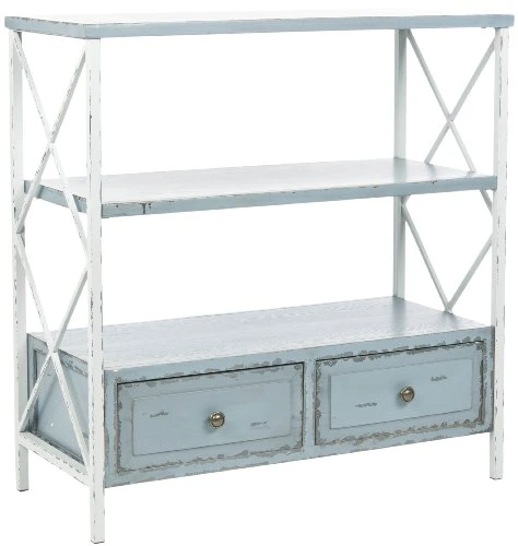 Safavieh American Homes Collection Chandra Pale Blue And White Smoke Console Table
