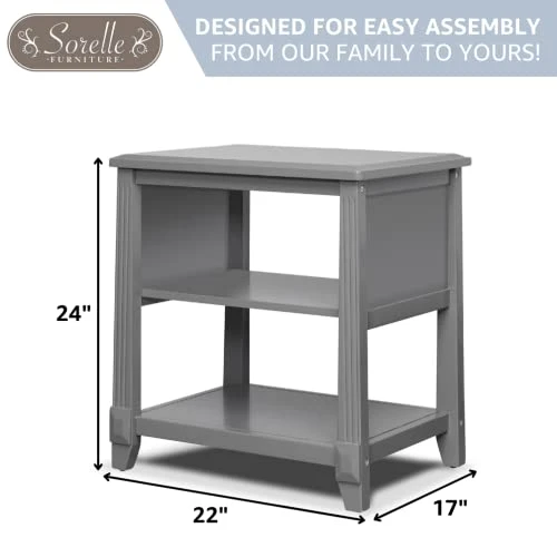 Sorelle Berkley Nightstand, Espresso - Image 2