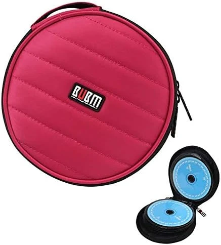 CD/DVD Portable Carry Wallet BUBM 32 CD Disc Capacity Waterproof Storage Case Compact And Easy To Store For Car Home And Travel Black - Image 10