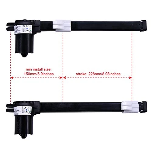 Limoss 451615 Model MD142-30-L1-150-228 Power Recliner Lift Chairs Motor Actuator Replacement - Image 4