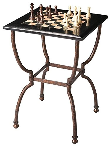 Butler Frankie Fossil Stone Game Table
