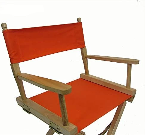 Personalized Embroidered Gold Medal Contemporary 18" Table Height Natural Frame Directors Chair - Hunter Green - Image 11