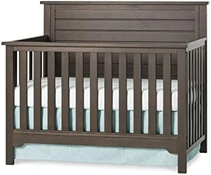 Child Craft Farmhouse Flat Top 4-in-1 Convertible Crib (Brushed Cotton) - Image 8