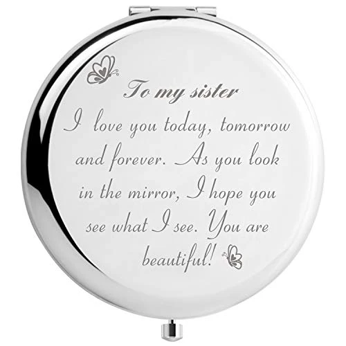 Peayale Cousin Gifts For Women Christmas Birthday Compact Makeup Mirror, Unique Gifts For Cousin Sister Makeup Mirror (I Love You Cousin) - Image 11