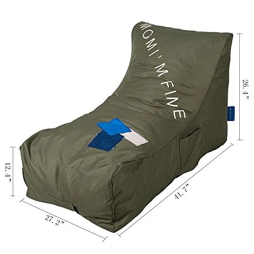 Dporticus Sponge Leisure Lazy Lounger Chair Comfortable Couch Sofa Beds For Kids And Teens - Image 4