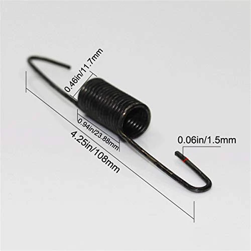 Czsycdsf 30 Pcs 4-1/4" Furniture Replacement Springs, Sofa Sectional Mech Mechanism Tension Spring For Recliner Sofa Trundle Bed Replacement Recliner Sofa Chair Mechanism Tension Springs, Black - Image 2