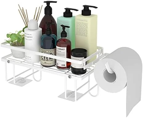 KYLE & KAY Bathroom Over The Toilet Storage Shelf, Space Saver, 1-Tier Bathroom Storage Organizer (White) - Image 6