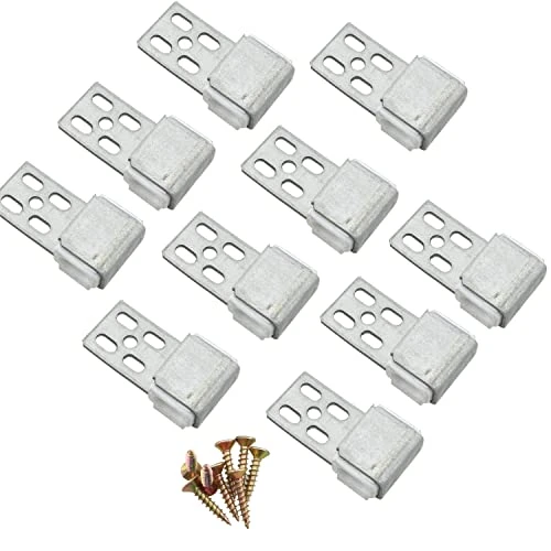ZCZQC 10pcs Couch Spring Repair Kit Metal 5-Hole Spring Buckle With 40pcs Screws For Sofa/Chair/Couch/Bed Spring Clips Repair Parts
