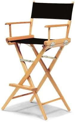 Telescope Casual World Famous Bar Height Director Chair, Forest Green With Walnut Frame - Image 4