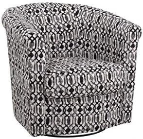 GRAFTON HOME Marvel Swivel Chair, 30D 30W 29H, Slate Splatter - Image 6