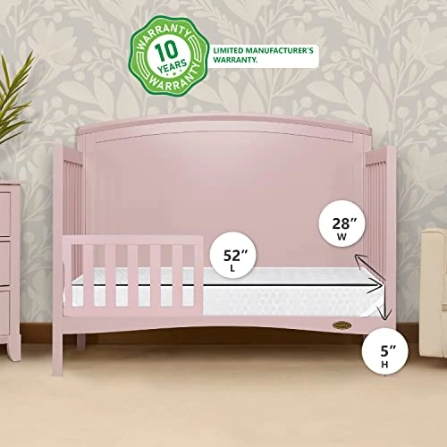 Dream On Me Honeycomb Orthopedic Firm Fiber Standard Crib Mattress Greenguard Gold And JPMA Certified 10 Year Warranty 5β Fiber Core Optimum Support Infant And Toddler Waterproof Vented Cover - Image 2