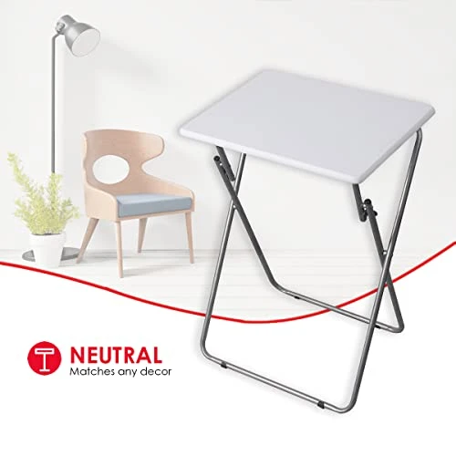 Home Basics Durable Decorative Bedside, Single Pack, White - Image 4