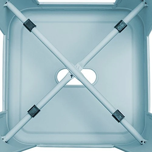 Furmax Indoor-Outdoor Counter Height Stackable Bar Stools Dream Blue, Set Of 4 - Image 5