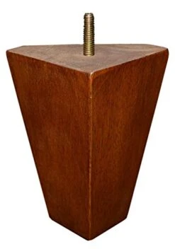 BingLTD - 5 1/2" Walnut Tapered Hardwood Sofa Legs - Set Of 4 (DIAMOND-163)