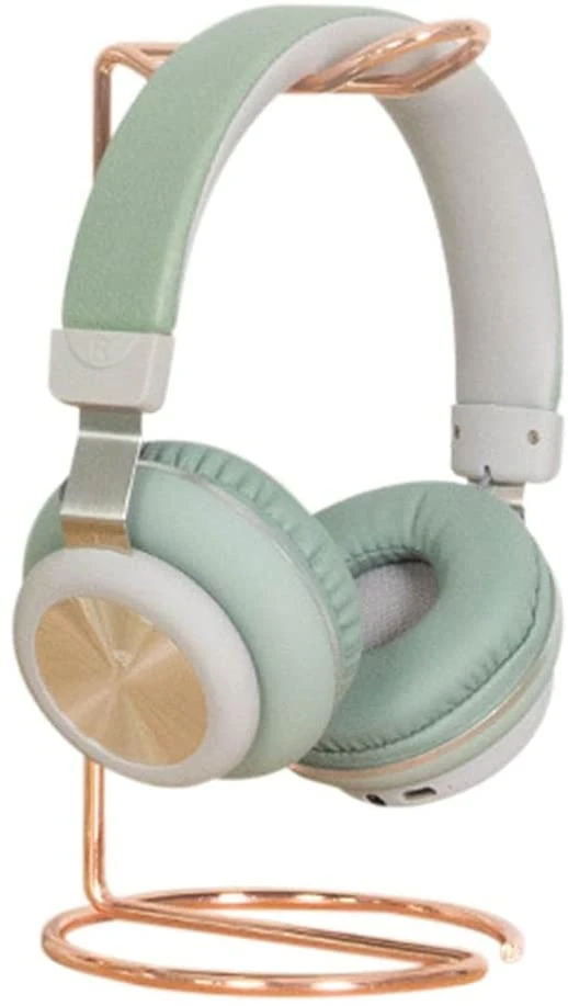 LIPIKI Headphones Hanger Headset Holder Metal Headphone Holder Support Rack Support Gamer Earphone Hanger PC Setup Gaming Accessories Headphone Stand For Desk (Color : Gold) (Color : Gold) - Image 3