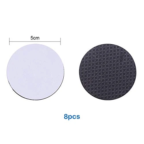 INCREWAY 4 Pieces Sofa Couch Sectional Furniture Connector Joint Snap Alligator Clip With Screws And 8Pcs Furniture Pads - Image 2