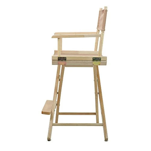 Casual Home 24" Director's Chair Natural Frame With Tan Canvas, Counter Height - Image 6