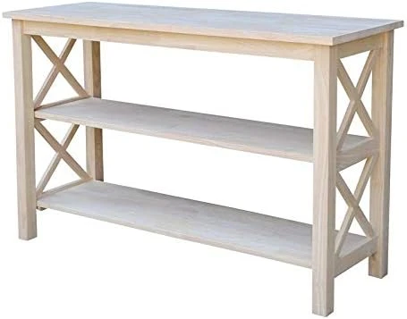 International Concepts Hampton Console Or Sofa Table Unfinished - Image 6