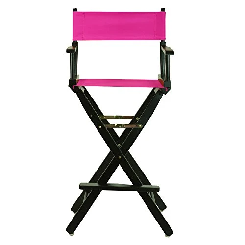 Casual Home 230-02/021-30 Director Chair 30" - Bar Height BlackFrame/Magenta Canvas - Image 2