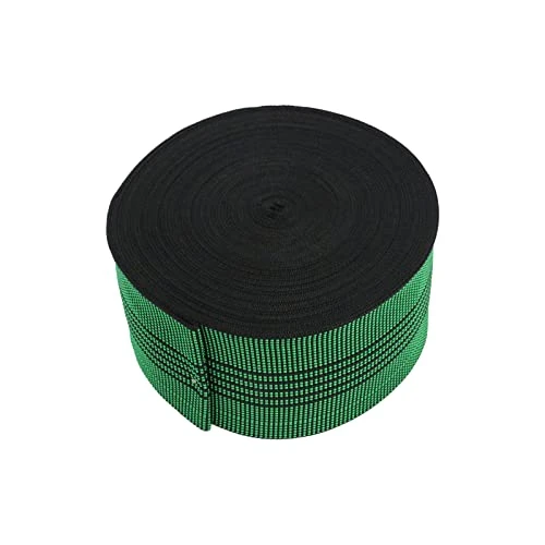 Skyehomo 3" Wide Sofa Elastic Webbing Stretch Latex Band Furniture Elasbelt Chair Couch Material Replacement Stretchy Spring Alternative Furniture Repair DIY Upholstery Modification Elasbelt,40FT Long - Image 3