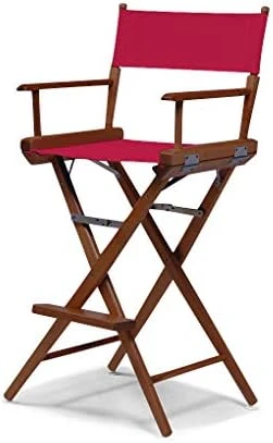 Telescope Casual World Famous Bar Height Director Chair, Forest Green With Walnut Frame - Image 12