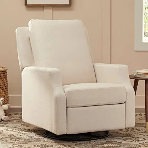 Namesake Crewe Recliner And Swivel Glider, Performance Cream - Image 2