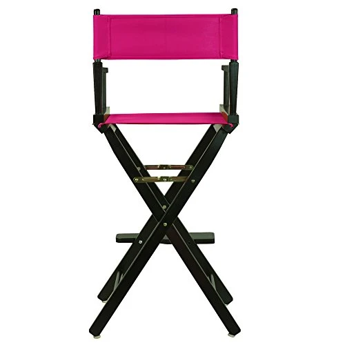 Casual Home 230-02/021-30 Director Chair 30" - Bar Height BlackFrame/Magenta Canvas - Image 4