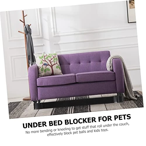DOITOOL 3pcs Nylon Things Going Black/Pets- Gaps From Under Adhesive Stopper Barrier Bed Sofas Blocker Blocker- Toys Couch Pets In Sectional Connectors Sofa Bottom The For Furniture - Image 5