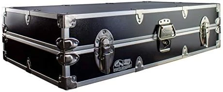 C&N Footlockers College Dorm Room Under Bed - The Slim Lockable Trunk - 32 X 18 X 8.25 Inches (With Cable Lock) - Image 6