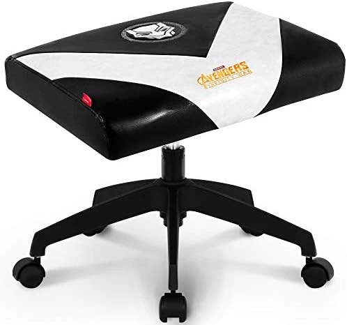 NEO CHAIR Licensed Marvel Multi-Use Stool W/Wheel : Video Game Stool Gaming Chair Stool Footstool Simple Chair Footrest Meeting Chair Swivel Height Adjustable (Iron Man Black) - Image 6