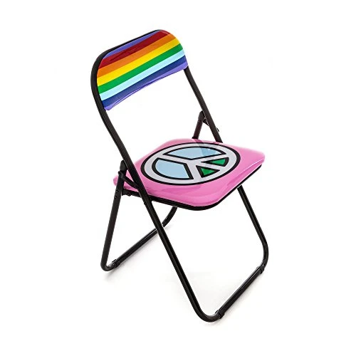 Seletti Blow Peace Folding Chair With Decor - Image 2