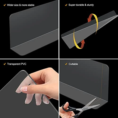 Rzam Under Couch Blocker For Pets, 8 Pack 15.8" L X 2.0" W X 3.2" H Under Bed Blocker With Strong Tape, Stop Pets Toys Messes From Going Under Couch Bed And Other Furniture, Perfect For Hard Floors - Image 3