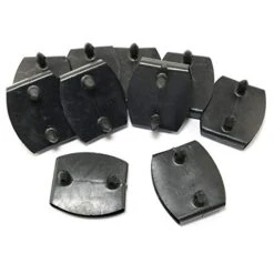 Pro Bamboo Kitchen 10pcs Bed Slat Plastic Center Cap 55x9mm Centre Bed Slat Caps Holders Replacement Part For Wooden Bed, Sofa Bed, Bunk Bed