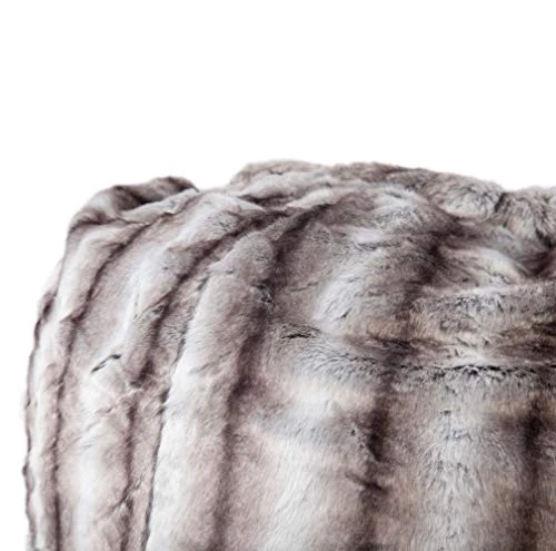 Dporticus Bean Bag Chair, Memory Foam Filling Sofa With Furry Fur Plush Cover, For Adults And Kids 3 Ft, Crepe Print - Image 5