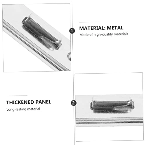 VILLCASE Bed Frame Bed Frame 4pcs Plates Hardware Wooden Bracket Wood Connecting Round Fitting For Duty Bed Fasteners Metal Fittings Beds Hook Heavy Rail Hooks Frame Bed Frames Bed Frames - Image 2