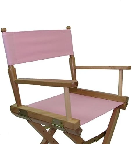 Personalized Embroidered Gold Medal Contemporary 18" Table Height Natural Frame Directors Chair - Hunter Green - Image 8