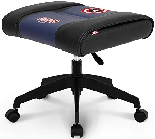 NEO CHAIR Licensed Marvel Multi-Use Stool W/Wheel : Video Game Stool Gaming Chair Stool Footstool Simple Chair Footrest Meeting Chair Swivel Height Adjustable (Iron Man Black) - Image 7