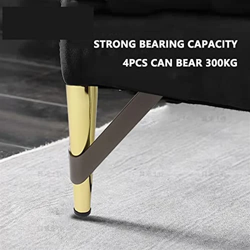 ARCIDO 4pcsfor Sofa 15/18cm Thicken Home Hardware Foot Bedside TV Cabinet Coffee Table Furniture Furniture Legss Yitaowang (Color : 4pcs-gold-15cm) - Image 4